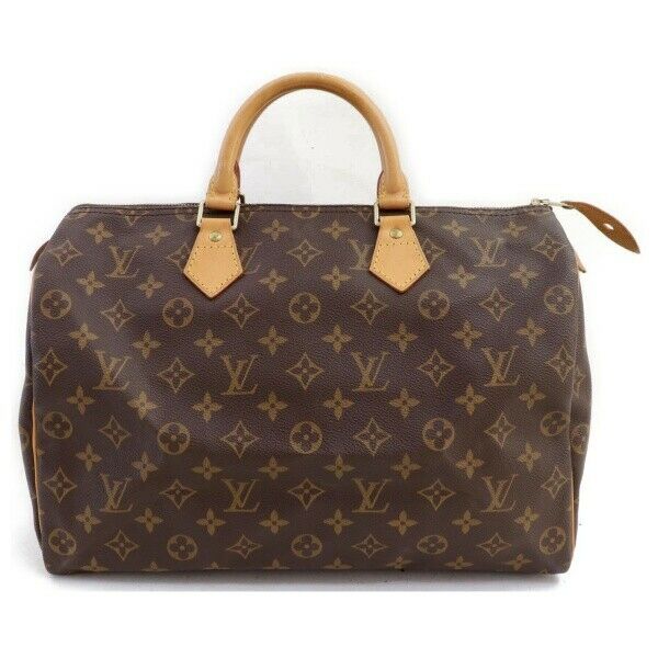 Louis Vuitton Hand Bag Speedy 35 Brown Monogram (SHC7-11043)