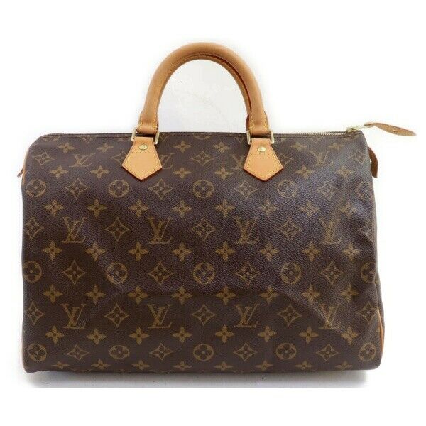 Louis Vuitton Hand Bag Speedy 35 Brown Monogram (SHC7-11045)