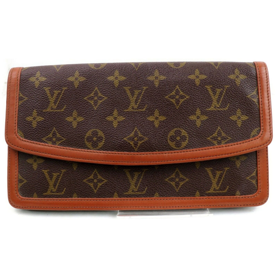 Louis Vuitton Clutch Pochette Damme Brown Monogram  (SHC7-10366)