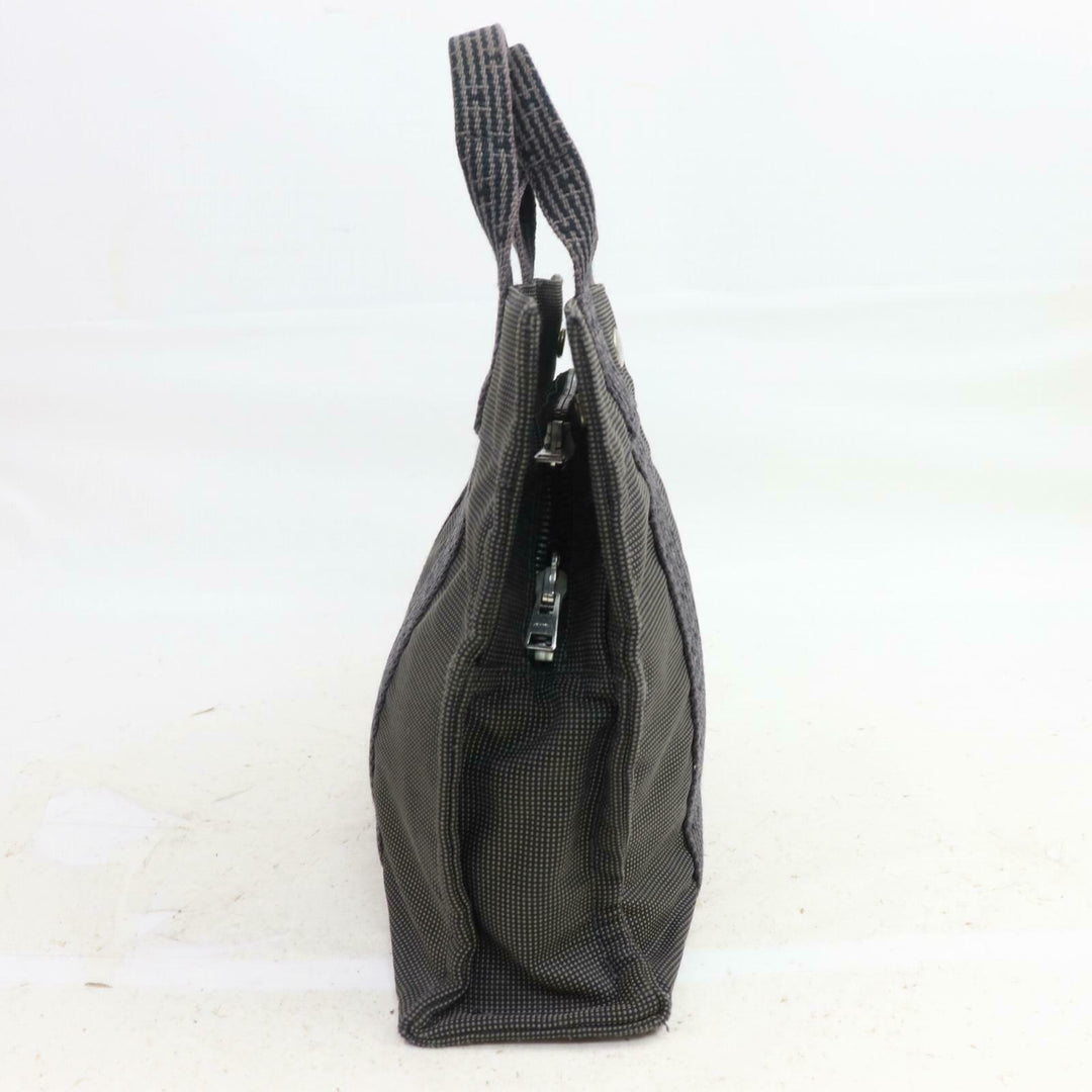 Indistinguishable  Hermes Tote Bag Her Line Gray Canvas (SHC1-14581)
