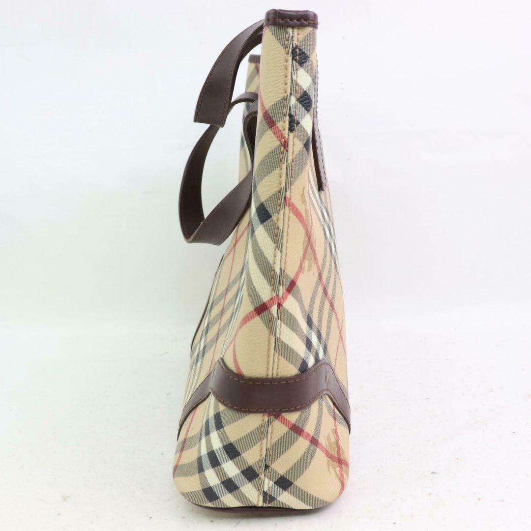 Indistinguishable  Burbe**y Tote Bag Light Brown PVC (SHC1-15635)