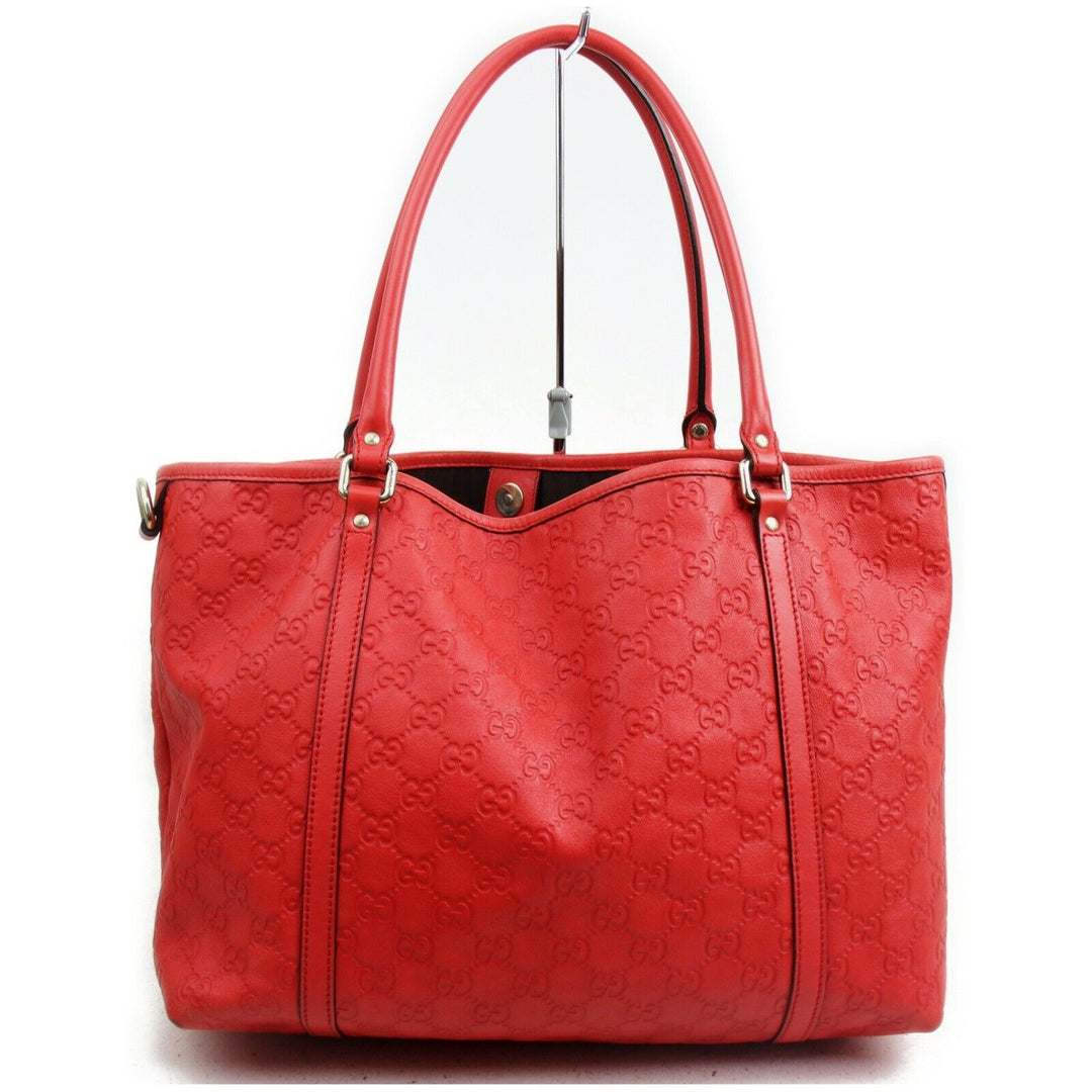 Indistinguishable  G*G Tote Bag Red Leather (SHC7-10057)