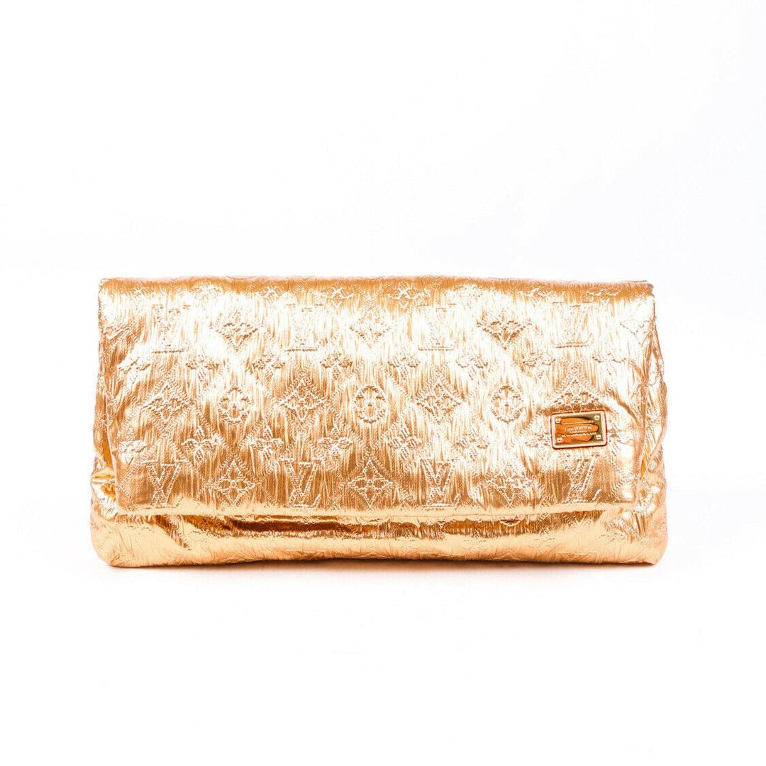 Louis Vuitton Clutch Limelight MM Monogram Gold