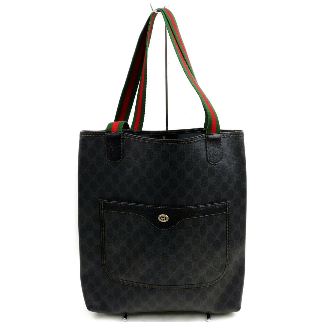Indistinguishable  G*G Tote Bag Black PVC (SHC7-10056)