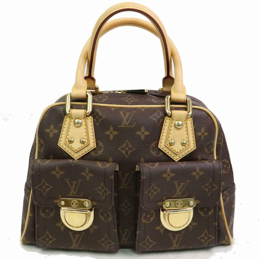Louis Vuitton Hand Bag Manhattanpm Brown Monogram  (SHC7-10536)