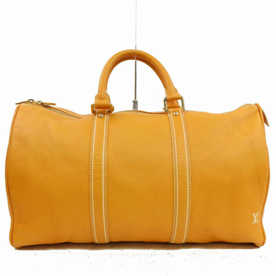 Louis Vuitton Boston Bag Tobagokeepall Oranges Leather  (SHC7-10571)
