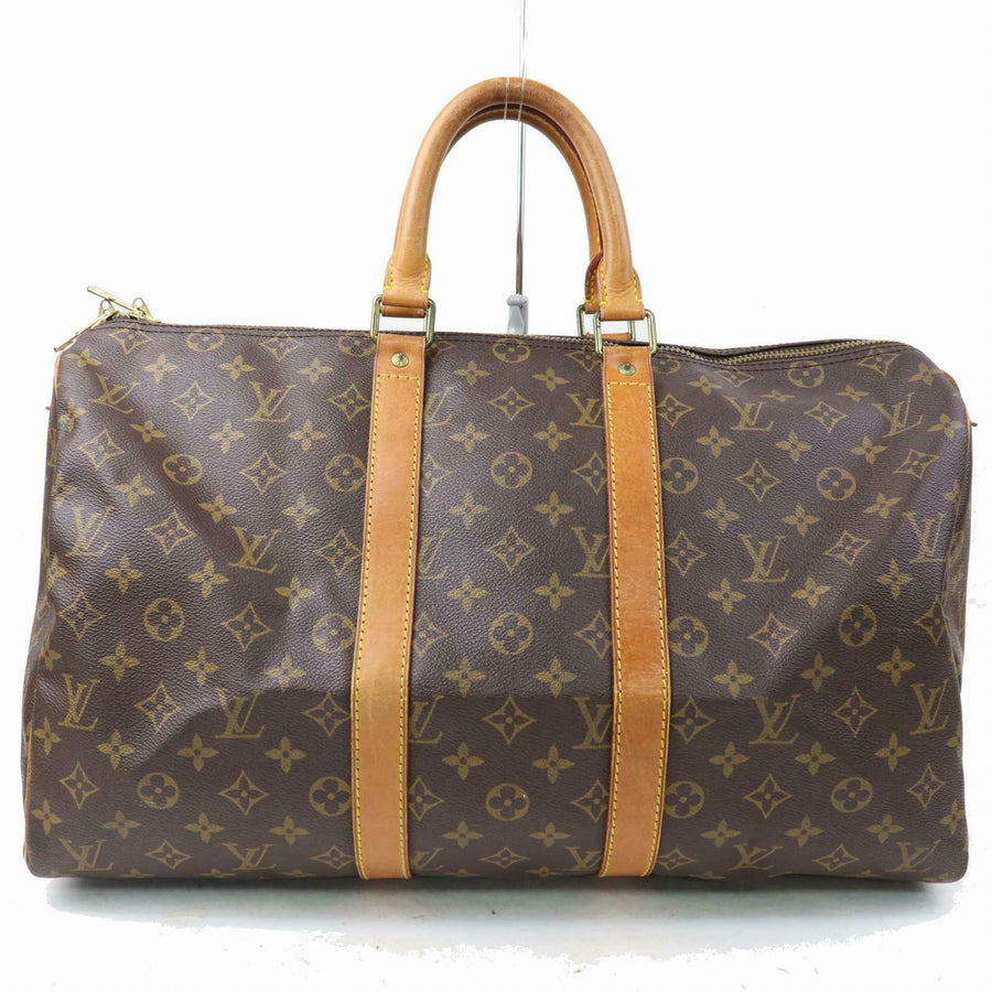 Louis Vuitton Boston Bag Keepall 45 Brown Monogram (SHC7-10783)