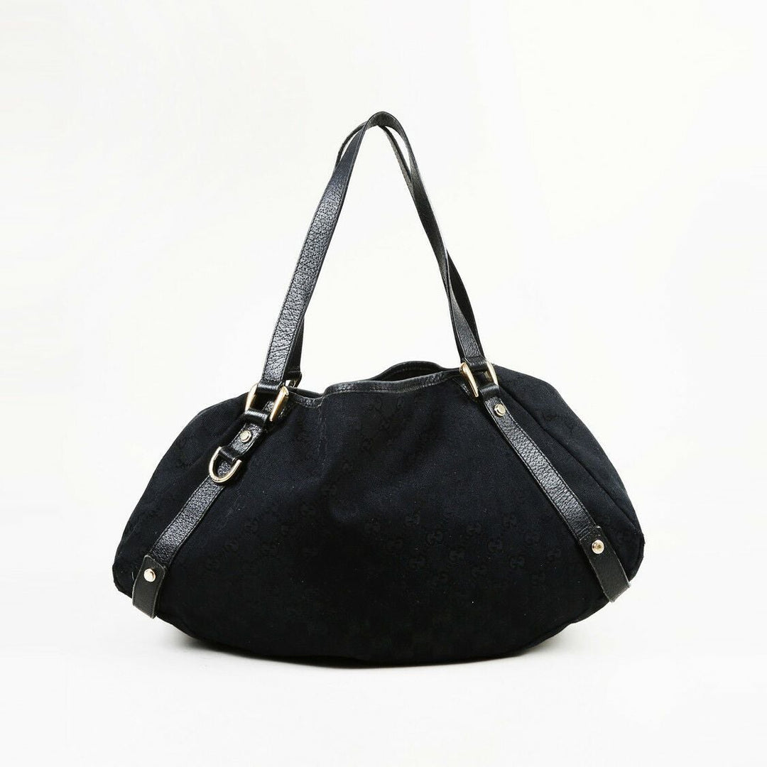 G*G Monogram Canvas Medium "Abbey Tote" Bag
