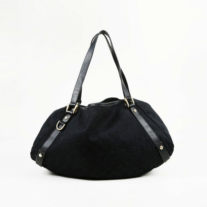 G*G Monogram Canvas Medium "Abbey Tote" Bag