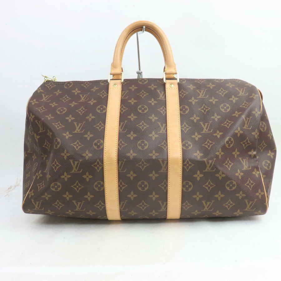 Louis Vuitton Boston Bag Keepall 45 Brown Monogram (SHC7-10912)