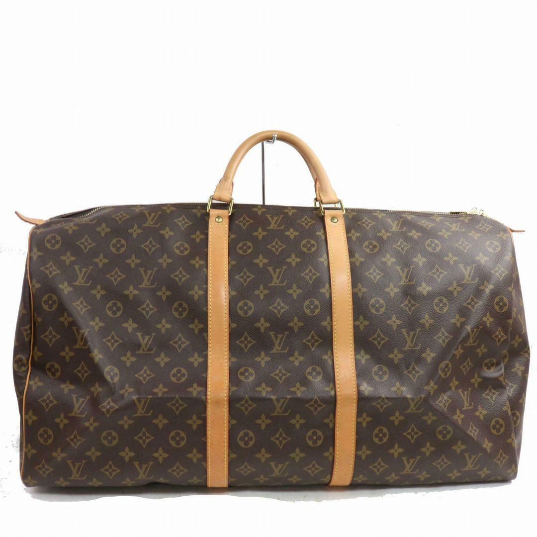Louis Vuitton Boston Bag Keepall 60 Brown Monogram (SHC7-10806)