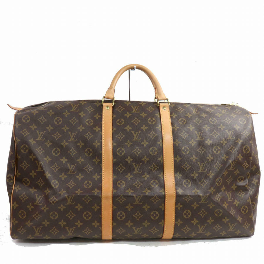 Louis Vuitton Boston Bag Keepall 60 Brown Monogram (SHC7-10806)