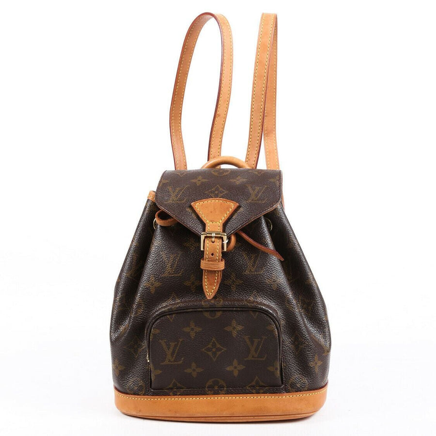 Louis Vuitton Backpack Vintage Montsouris Mini Monogram Coated Canvas