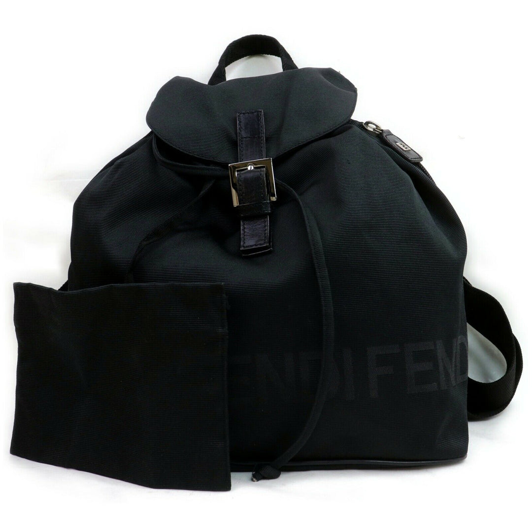 Indistinguishable  Fendi Back Pack Black Nylon (SHC7-10465)