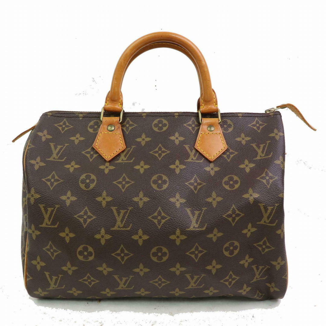 Louis Vuitton Hand Bag Speedy 30 Brown Monogram (SHC7-10078)