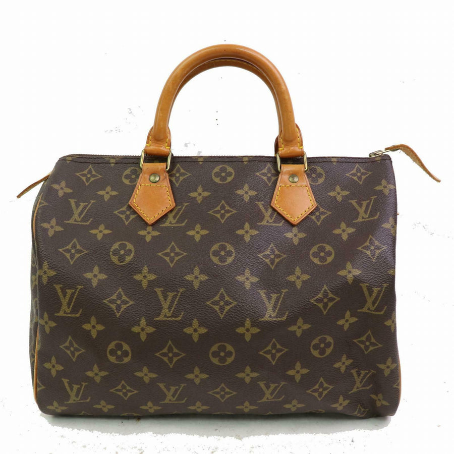 Louis Vuitton Hand Bag Speedy 30 Brown Monogram (SHC7-10078)