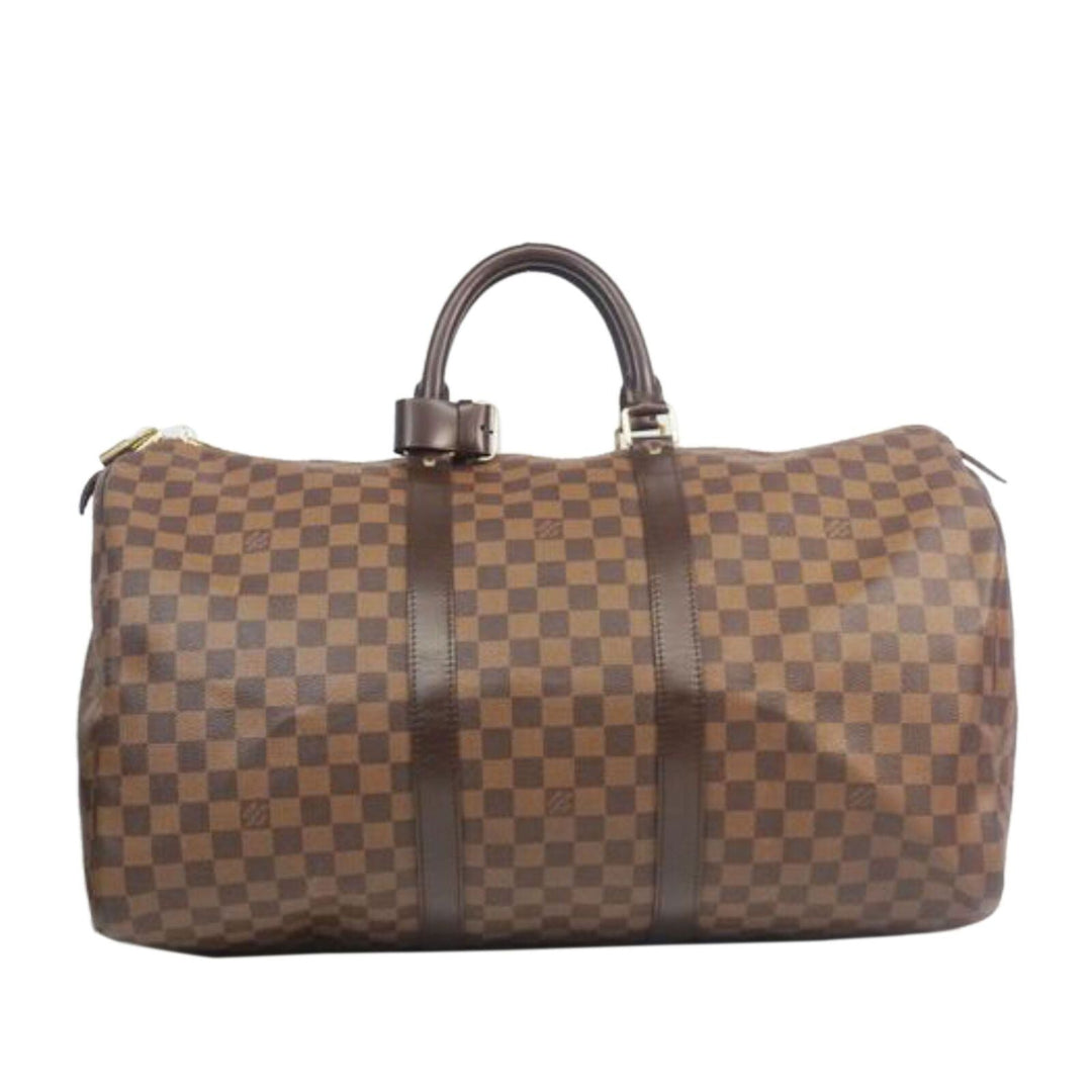 Pre-Loved Louis Vuitton Brown Damier Canvas Ebene Keepall 50 France