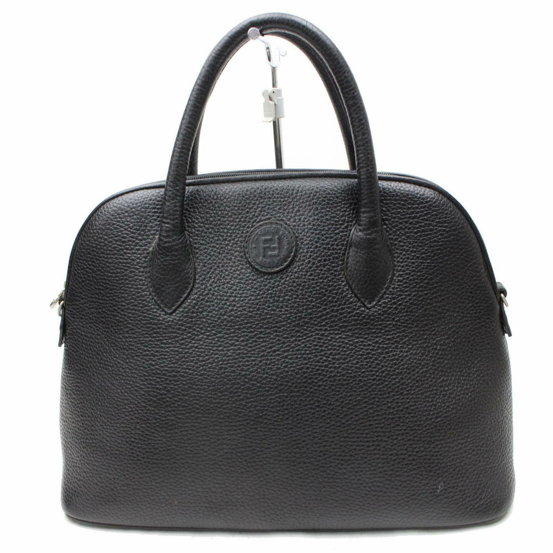 Indistinguishable  Fendi Hand Bag Black Leather (SHC1-14357)