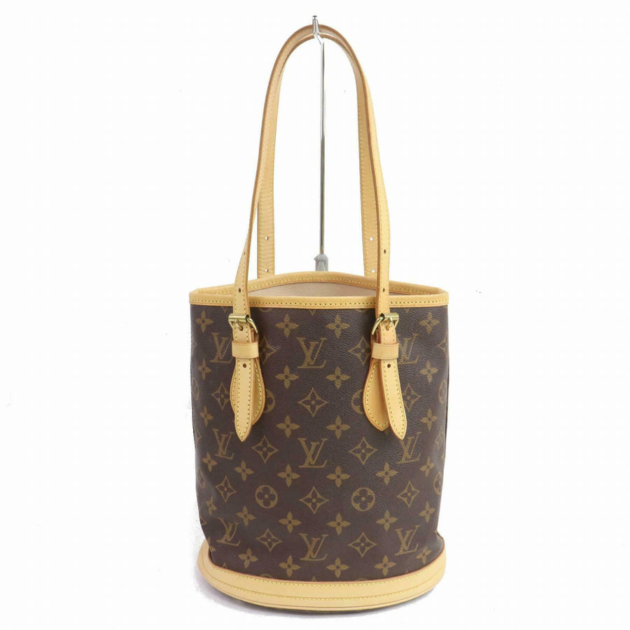 Louis Vuitton Tote Bag Bucket Pm Brown Monogram  (SHC7-10440)