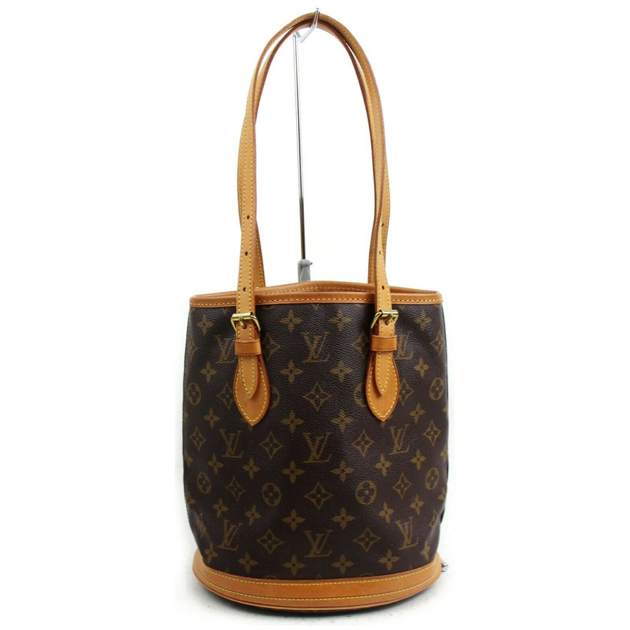 Louis Vuitton Tote Bag Bucket Pm Brown Monogram  (SHC7-10239)