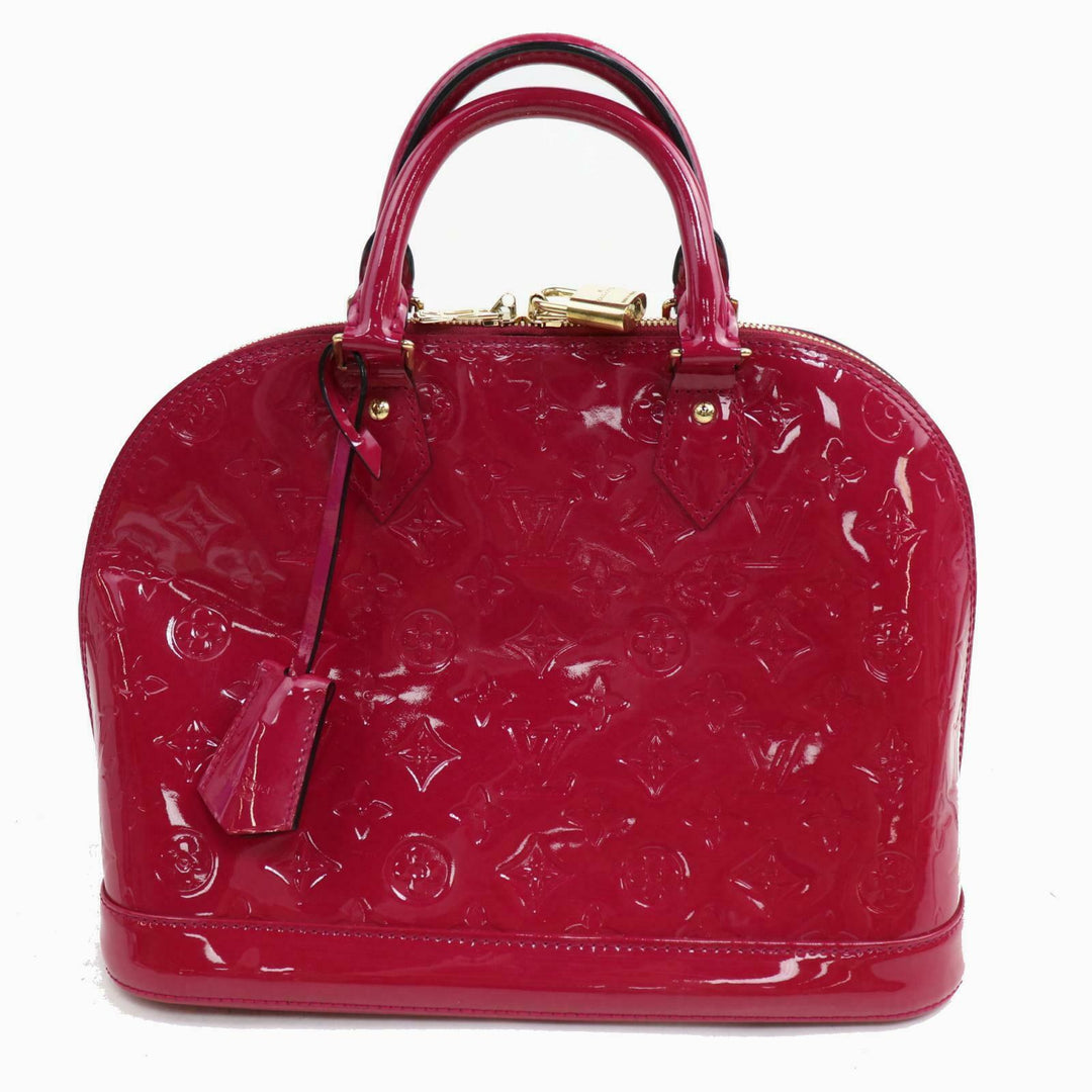 Louis Vuitton Hand Bag Alma Pm Rose Vernis  (SHC7-10266)