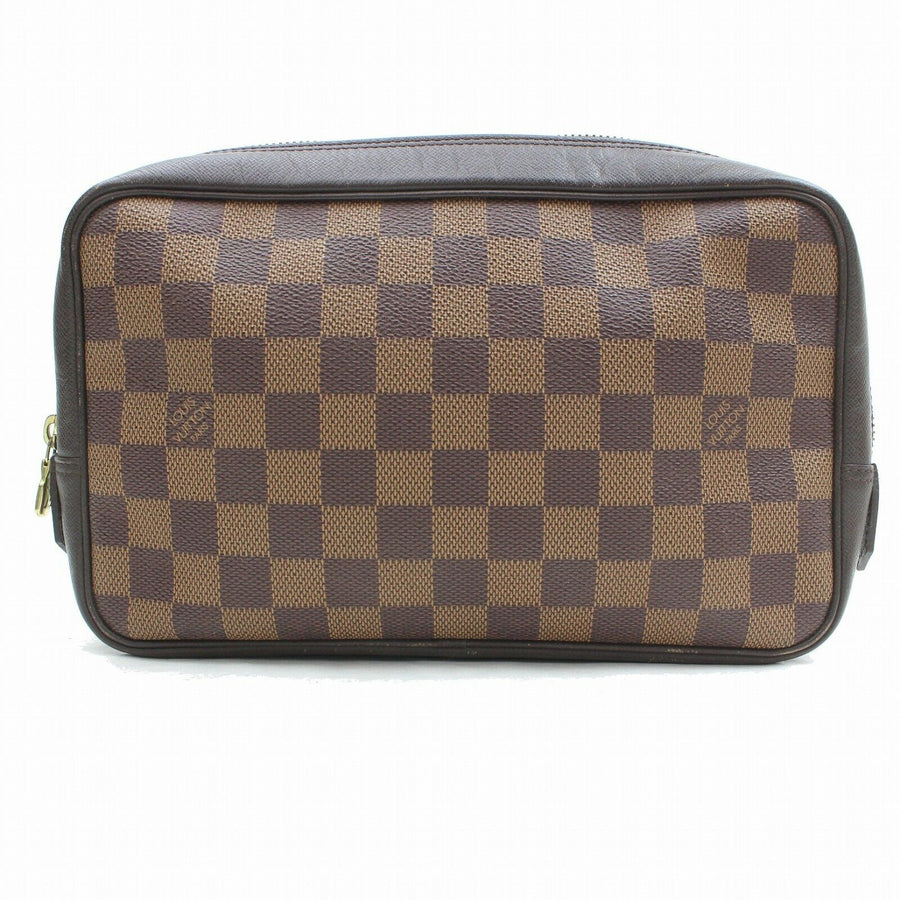 Louis Vuitton Clutch Trousse Toilet 25 Brown Damier (SHC7-10562)