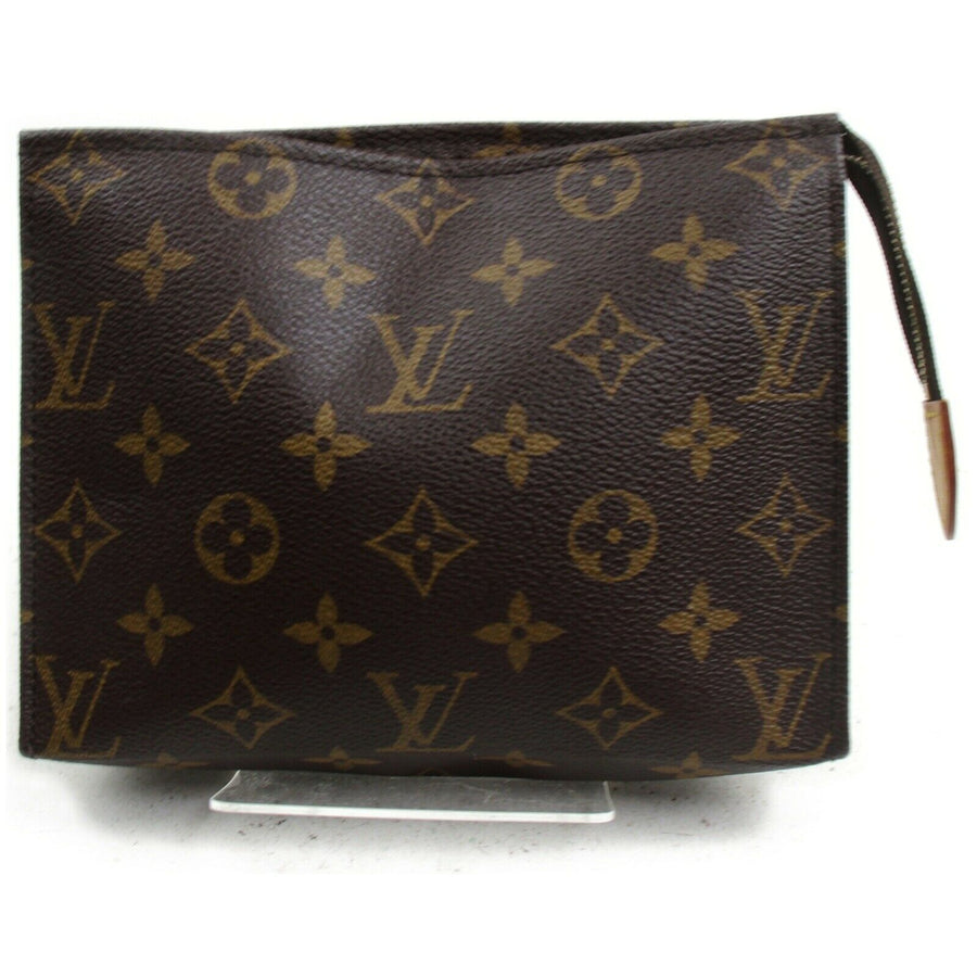 Louis Vuitton Cosmetic Pouch Poche Toilette 19  (SHC7-10921)