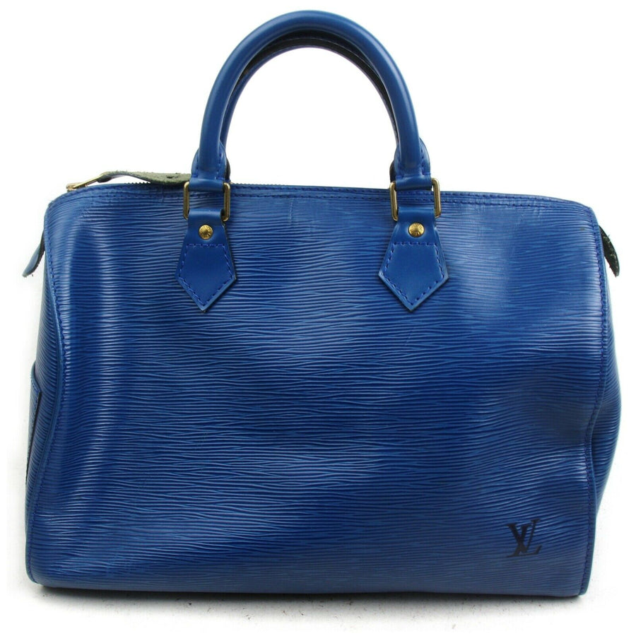 Louis Vuitton Hand Bag Speedy 30 Blue Epi (SHC7-10462)