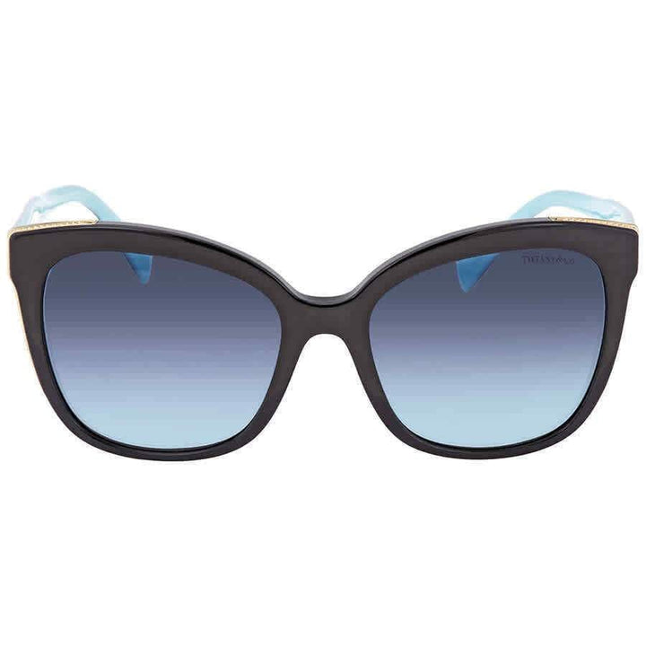 Tiffany Azure Gradient Blue Square Sunglasses TF4150 80019S 55 TF4150 80019S 55