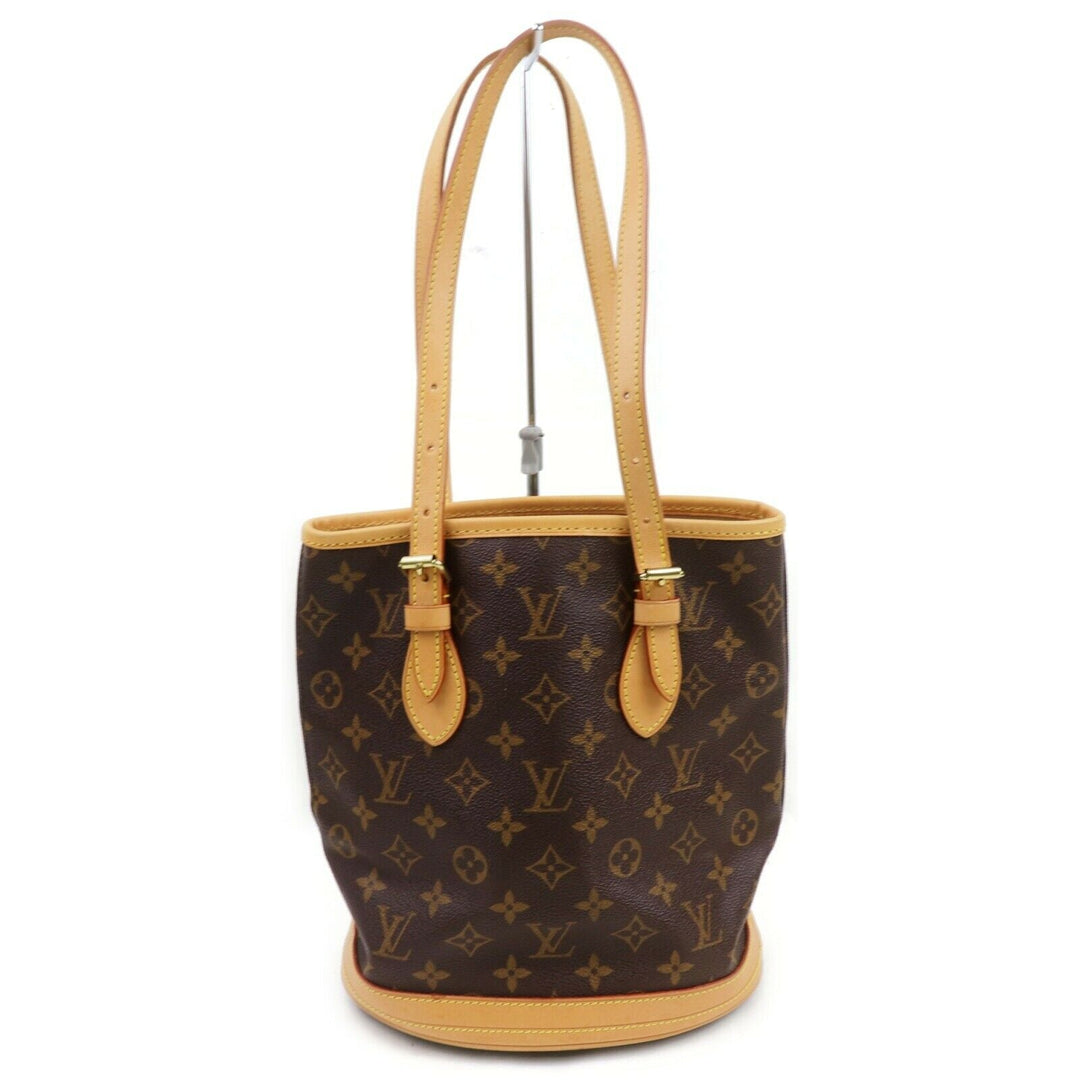 Louis Vuitton Tote Bag Bucket Pm Brown Monogram  (SHC7-10958)