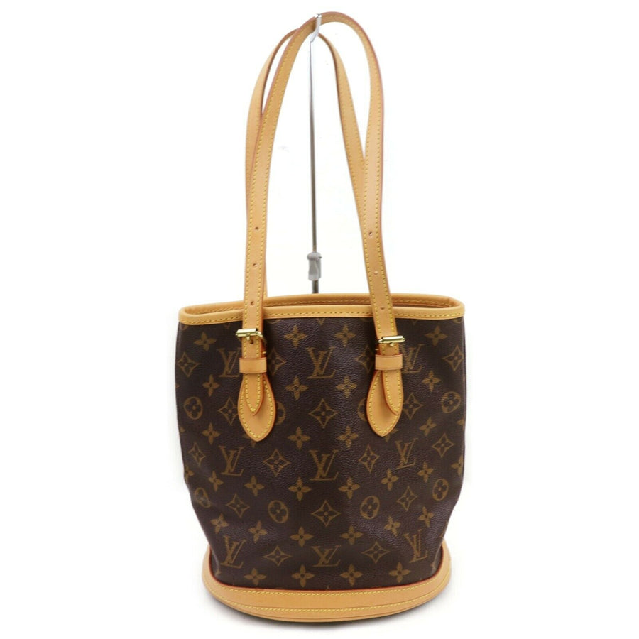 Louis Vuitton Tote Bag Bucket Pm Brown Monogram  (SHC7-10958)