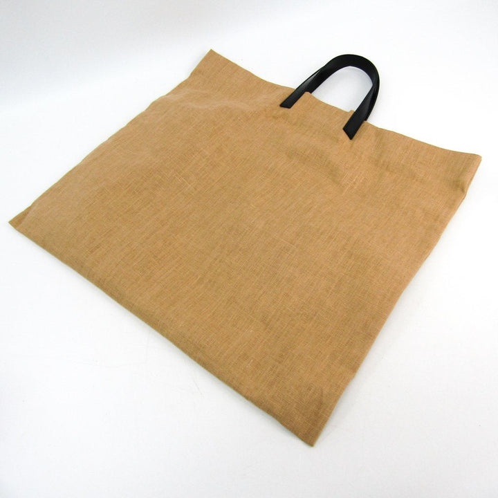Fendi Beige Hemp Canvas Shopping Tote (SHA-13813)
