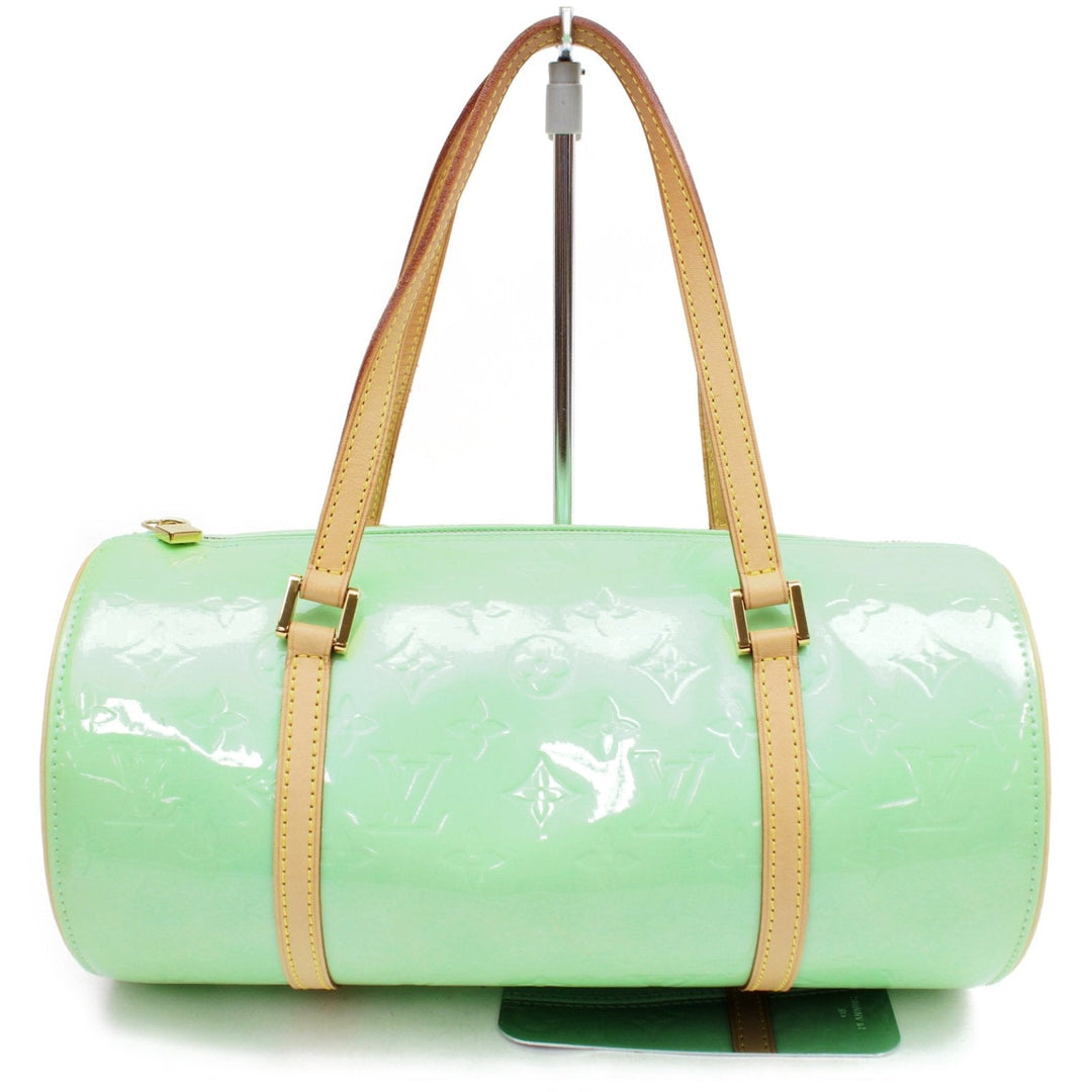 Louis Vuitton Hand Bag Bedford Light Green Vernis  (SHC1-17051)