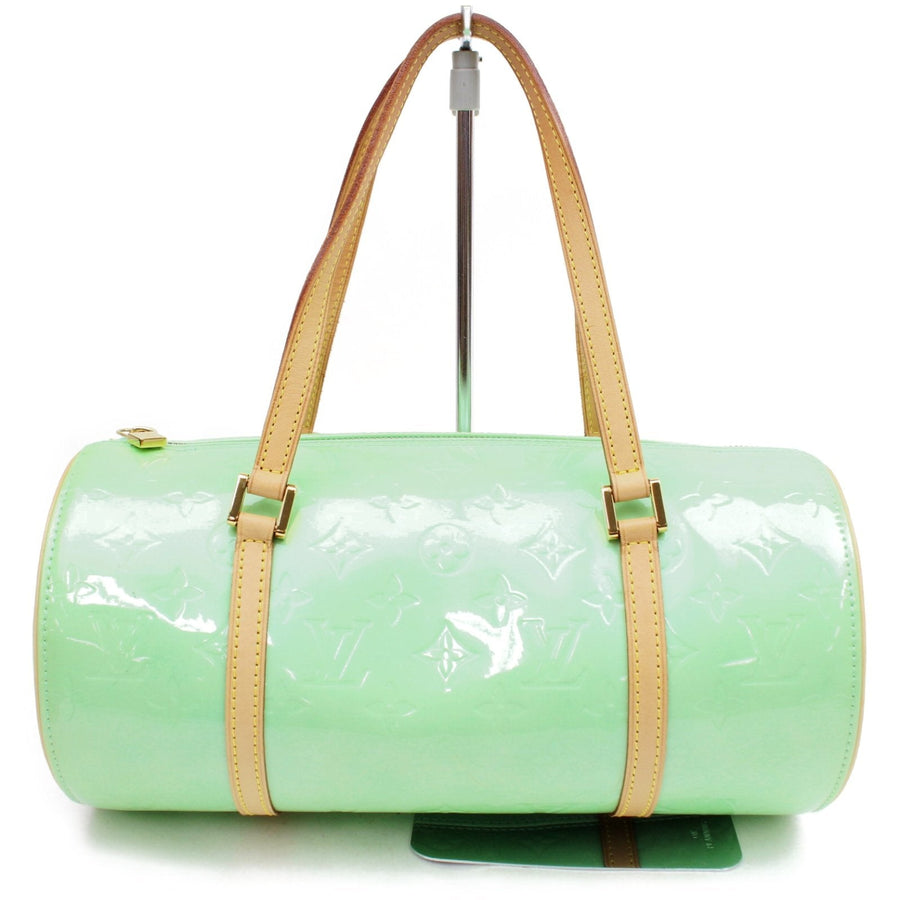 Louis Vuitton Hand Bag Bedford Light Green Vernis  (SHC1-17051)