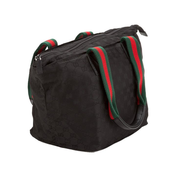 G*G Black Monogram Medium Tote (Indistinguishable)
