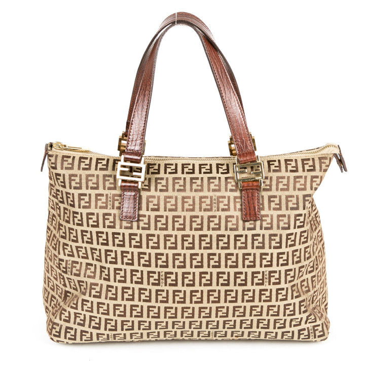 Fendi Zucchino Shopping Tote Bag (Indistinguishable)