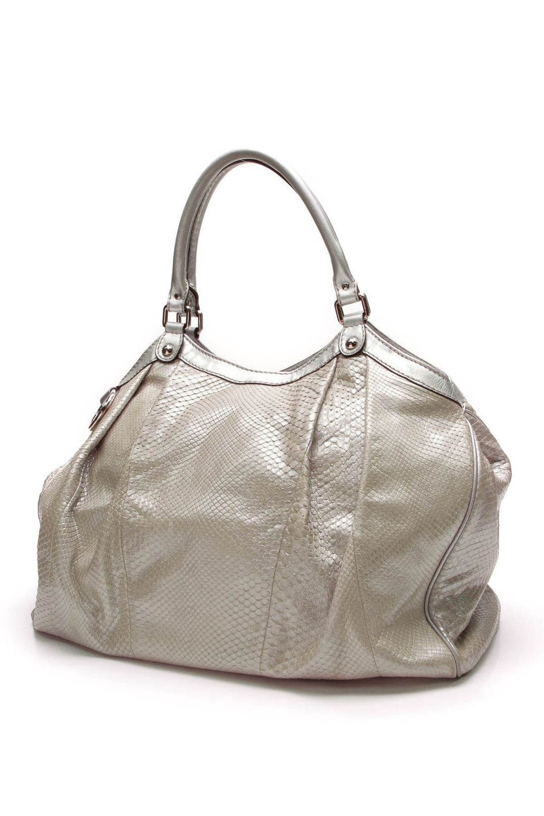 Sukey Tote Bag - Gray Python