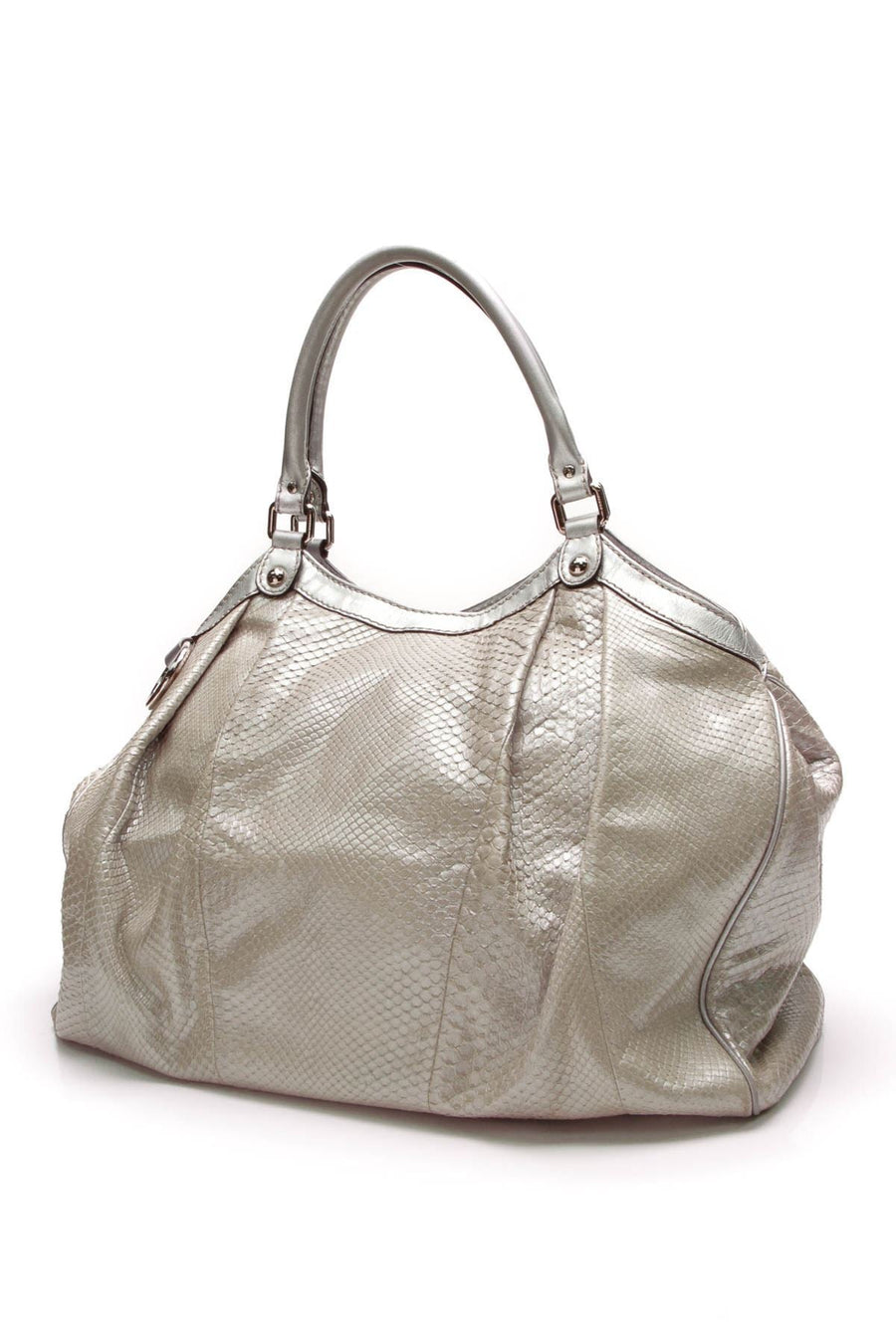 Sukey Tote Bag - Gray Python