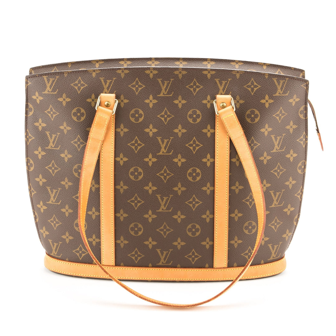 Louis Vuiton Brown Monogram Babylone Tote (Indistinguishable)