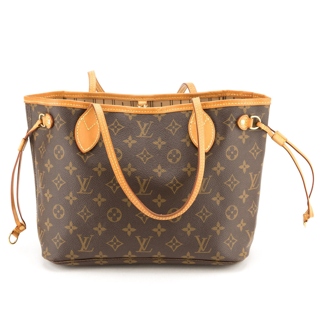 L*V Brown Neverfull PM Tote Bag (Indistinguishable)
