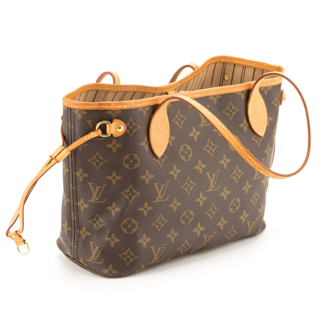 L*V Brown Neverfull PM Tote Bag (Indistinguishable)