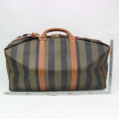 Indistinguishable  Fendi Boston Bag Brown PVC