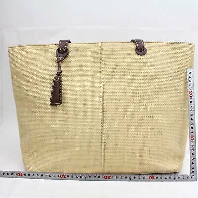 C*C Tote Bag Beige Straw