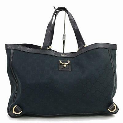 Indistinguishable  G*G Tote Bag Black Canvas