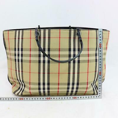 Indistinguishable  Burbe**y London Tote Bag Beige Canvas