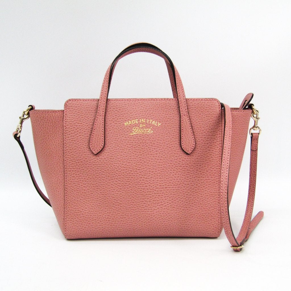 G*G Pink Leather Swing Tote (SHA23092)