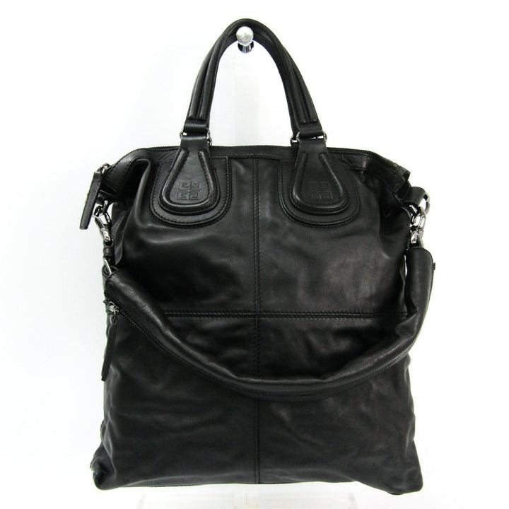 Givenchy Black Leather Biker Tote (SHA14532)