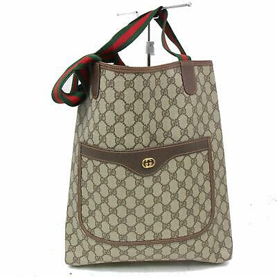 Indistinguishable  G*G Tote Bag Brown PVC