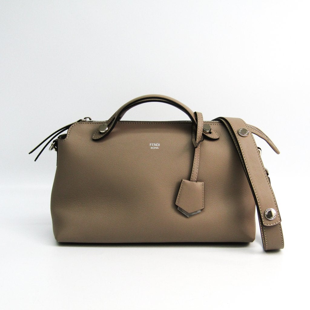Fendi Beige Leather By The Way Medium (SHA-28754)