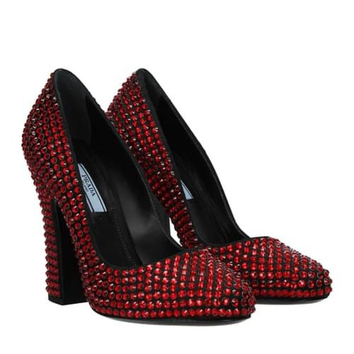 Crystal Ruby Slipper Pumps